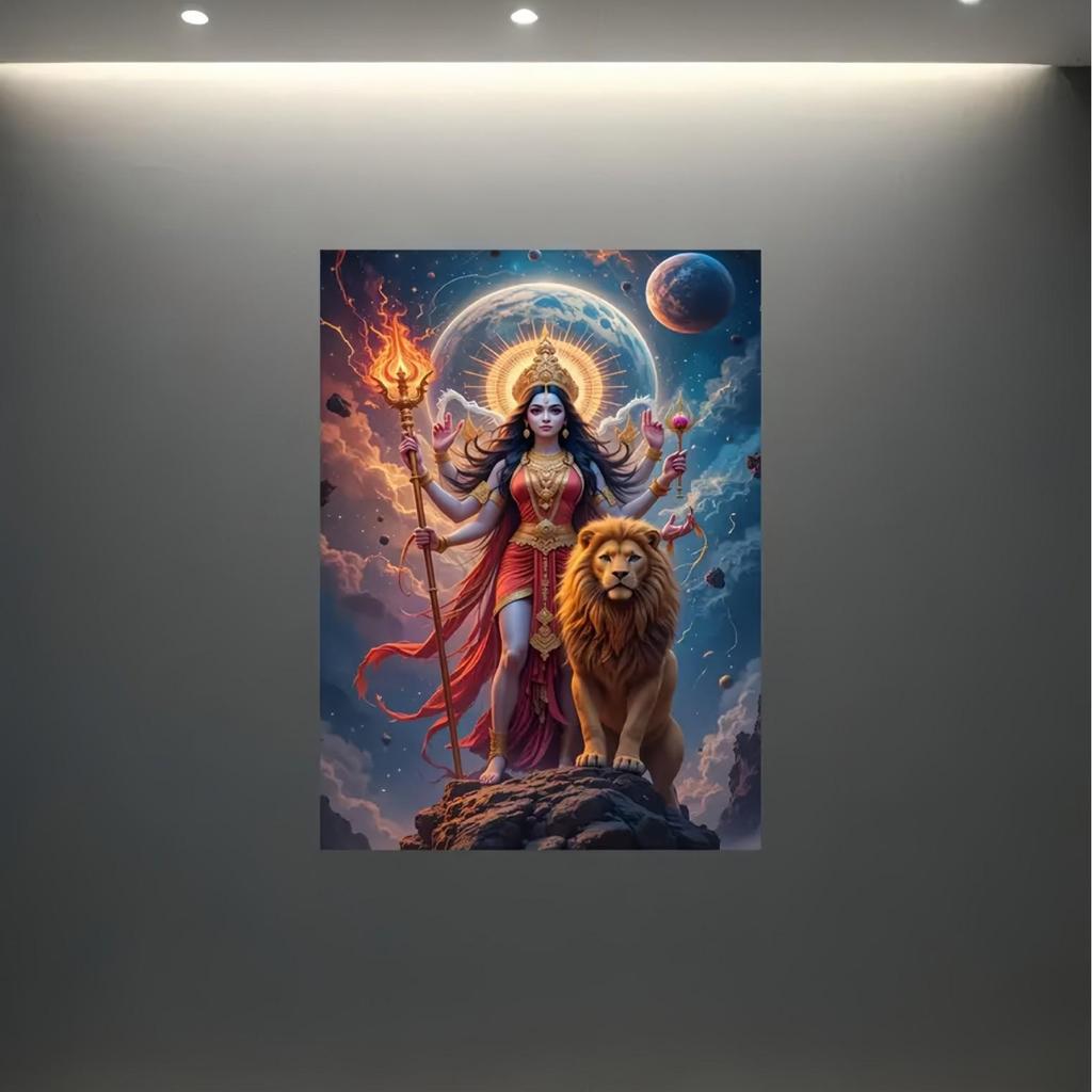 Rahmenlose Leinwand-Wandkunst: Indische Götter & Buddhas für Eingang & Wohnzimmer