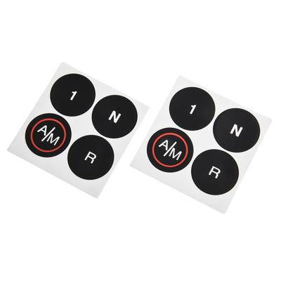 Adesivi Decalcomanie Pulsanti Personalizzabili per Cambio FIAT 500 MTA Installazione Semplice