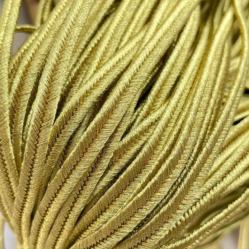 3mm Thin Rope Diy Clothing Ribbon Exquisite Piping Cord for Cheongsam Dress Uniform Edge Trim Clothing Accessory 10M Long