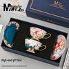 MeidQO Luxus Kaffeetassenset aus Bone China