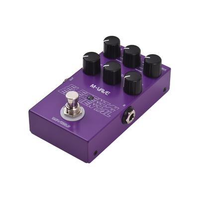 Pedal de efectos de retardo ELEMENTAL para guitarra M-VAVE Tipo de efecto de retardo TIME/9/botón FEEDBACK/MIX/PARAM/MOD