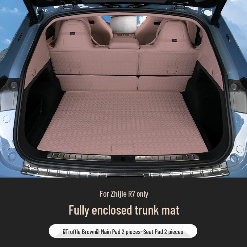 Zhijie R7 Full Coverage Waterproof Leather Trunk Mat