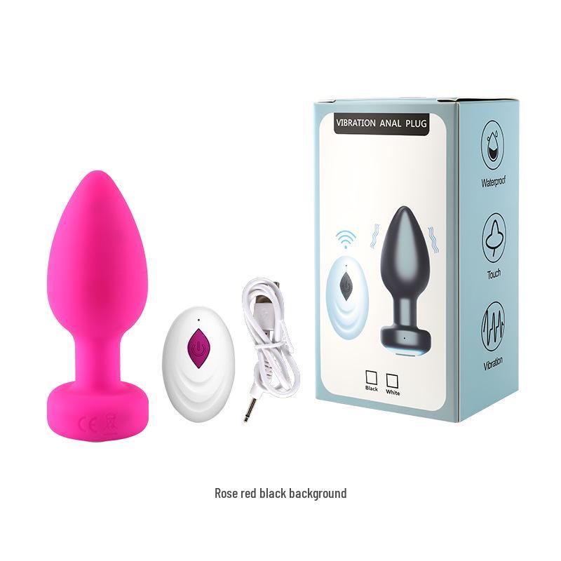 Wireless Remote-Control Mini Butt Plug Vibrator for Men & Women