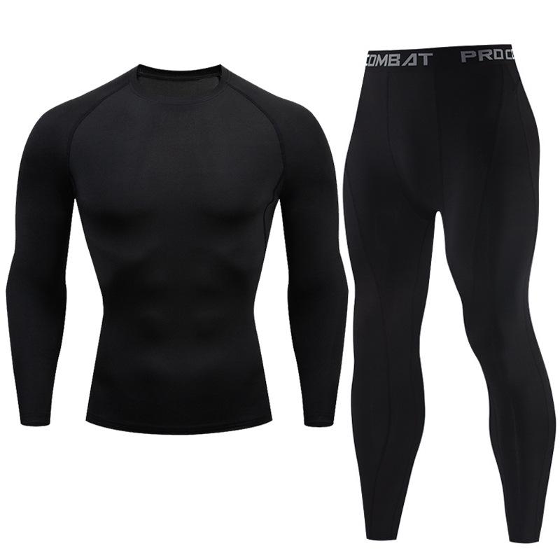 Men's 2025 Summer Outdoor Sports Long Sleeve Tight Fit Running & Cycling Set