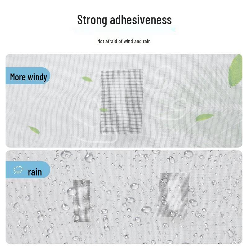 Self-Adhesive Mosquito Screen Repair Tape with Velcro