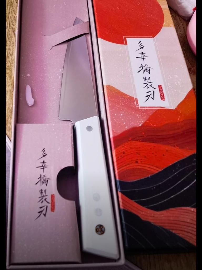 5.7 Inch Kiritsuke Knife SLD Steel Sanmai-gawari Blade Utility Barbecue Chef Cleaver Slicing Boning Kitchen Knife G10 Handle