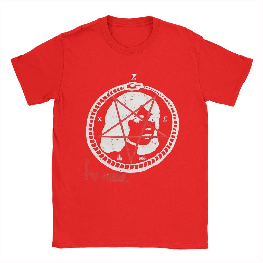 Punk Tv Girl T-Shirts for Men Amazing Cotton Tees O Neck Short Sleeve T Shirts Summer Clothing