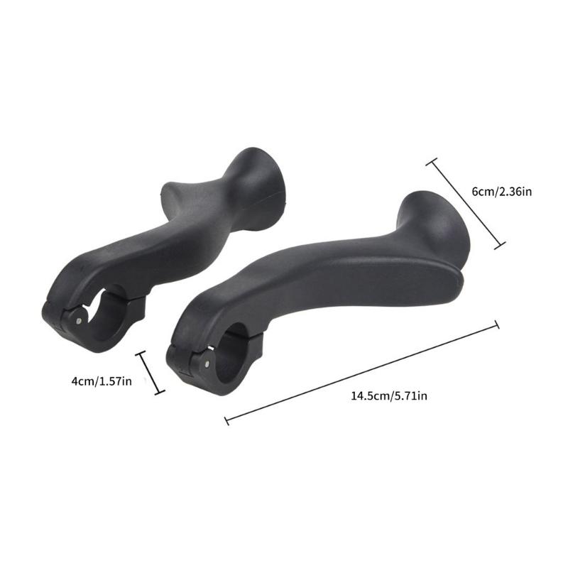 Light Weight Nonslip Bike Handle Extenders Mountain Bike Deputy Handle Replacement Plastic Handle Bar Ends Grip