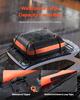 Roof Rack Basket, 1625 x 990 x 105 mm, Universal Rooftop Cargo Carrier with 1120 x 870 x 260 mm Cargo Bag, Net, Ratchet Straps, 113.4 kg Max Load