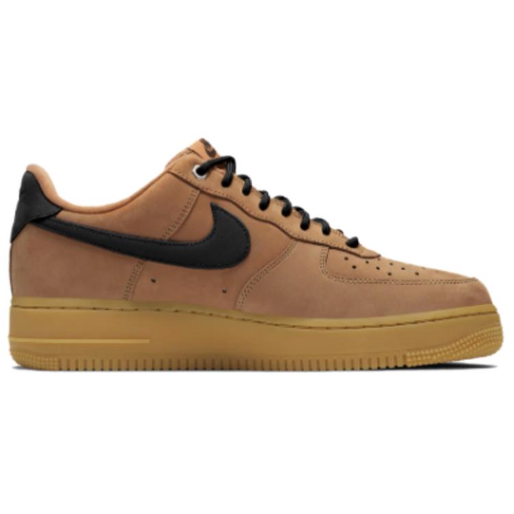 Nike Air Force 1 Starlight Wander Waterproof Cushioning Abrasion Resistant Low Top Skateboard Shoes Men's Brown CJ9179-200(Team1168-)