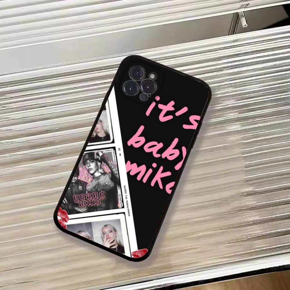 Y-Young Miko Singer Fashion Phone Case For iPhone 17, 16,15,14,13,12,11 Plus,Pro Max, Others Soft Black Cover