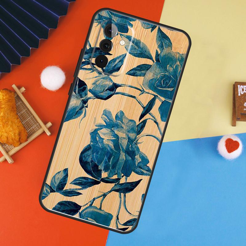 

Tree Flower Bamboo Wood Case For Samsung Galaxy A56 A36 A16 A06 A13 A33 A53 A52 A32 A12 A54 A34 A14 A15 A35 A55 A17 Samsung A35