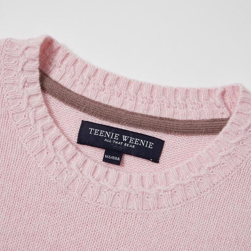 Teenie Weenie Women's Bear Cartoon Knit Sweater