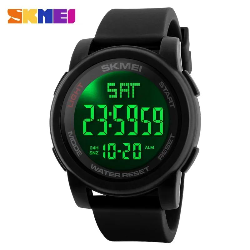 Skmei Multifunction Digital Watch Reloj Hombre Sport Watch Men Alarm Clock 5Bar Waterproof Watches 1257