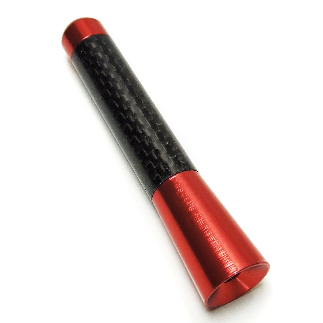 

N-BOX JF3 JF4 Custom Short Antenna Car Carbon Antenna Honda Red 3.1 inches (8 cm) красный