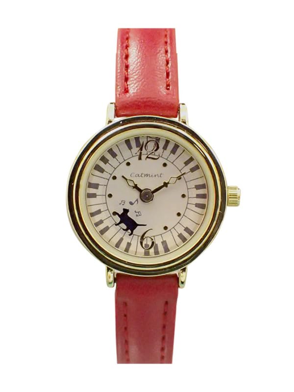 follow (Follow) Watch catmint (Catmint) Rolling Cat Belt C08216A-1 RD