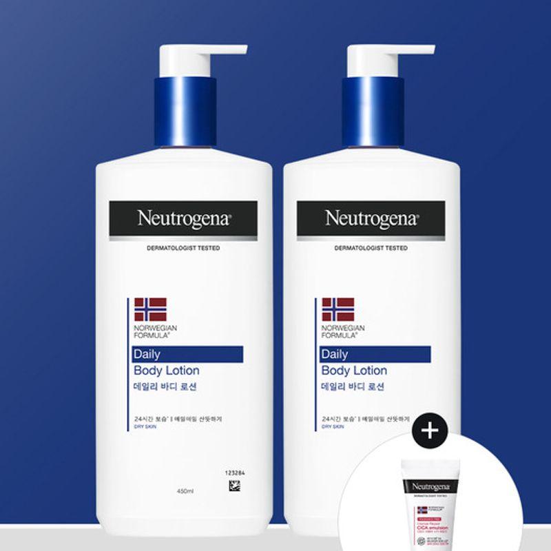 Нейтрогена Ежедневный лосьон для тела 450 мл x 2 Body Lotion 450mlx2
