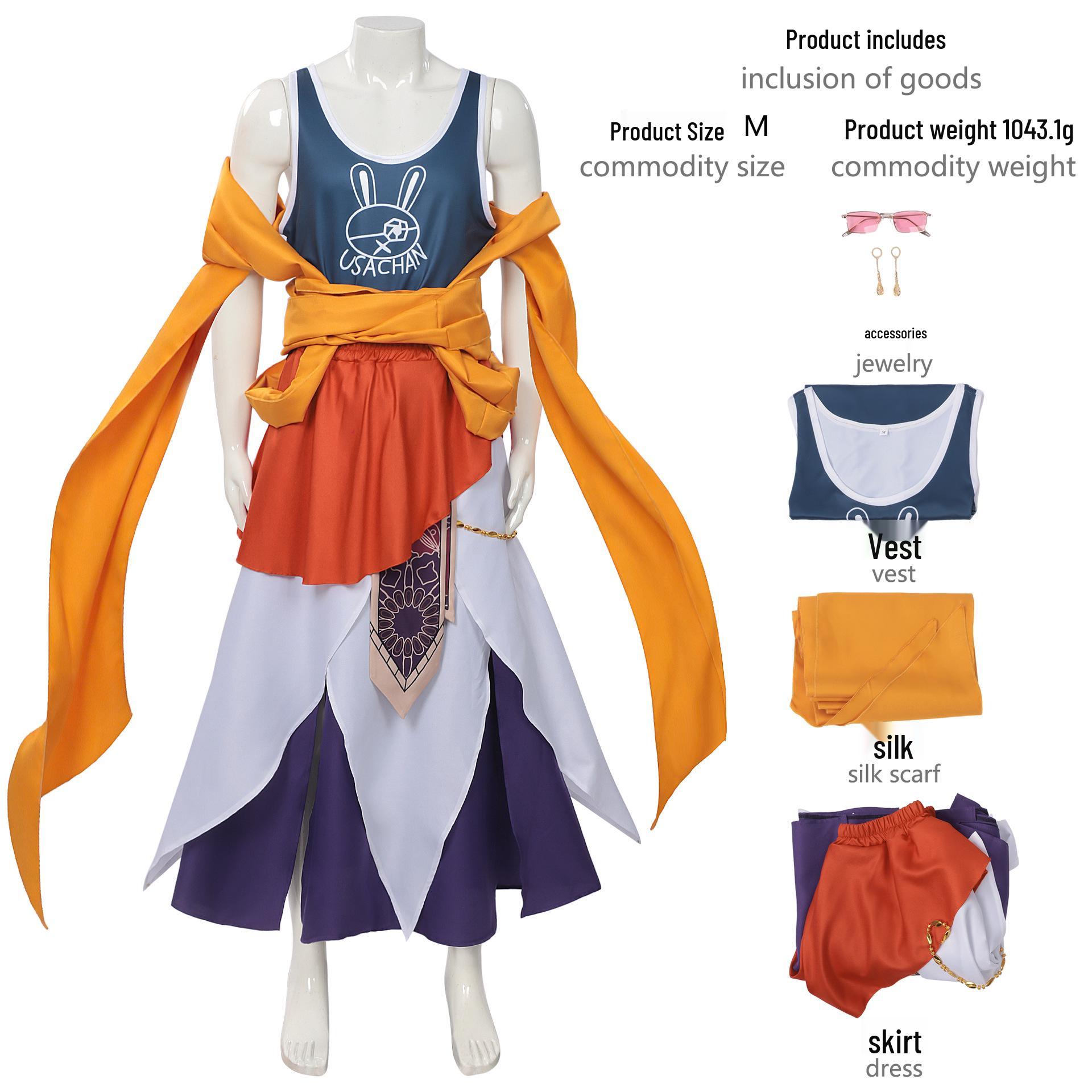 

Valkyrie Shakyamuni Poseidon Cosplay Costume Set - Record of Ragnarok Anime Battle Series Extra Large
