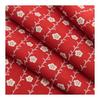 Hamamonyo Tenugui Towel - Weeping Plum Pattern, 100% Cotton, Approx. 34cm x 90cm, Printed, Raw Edge