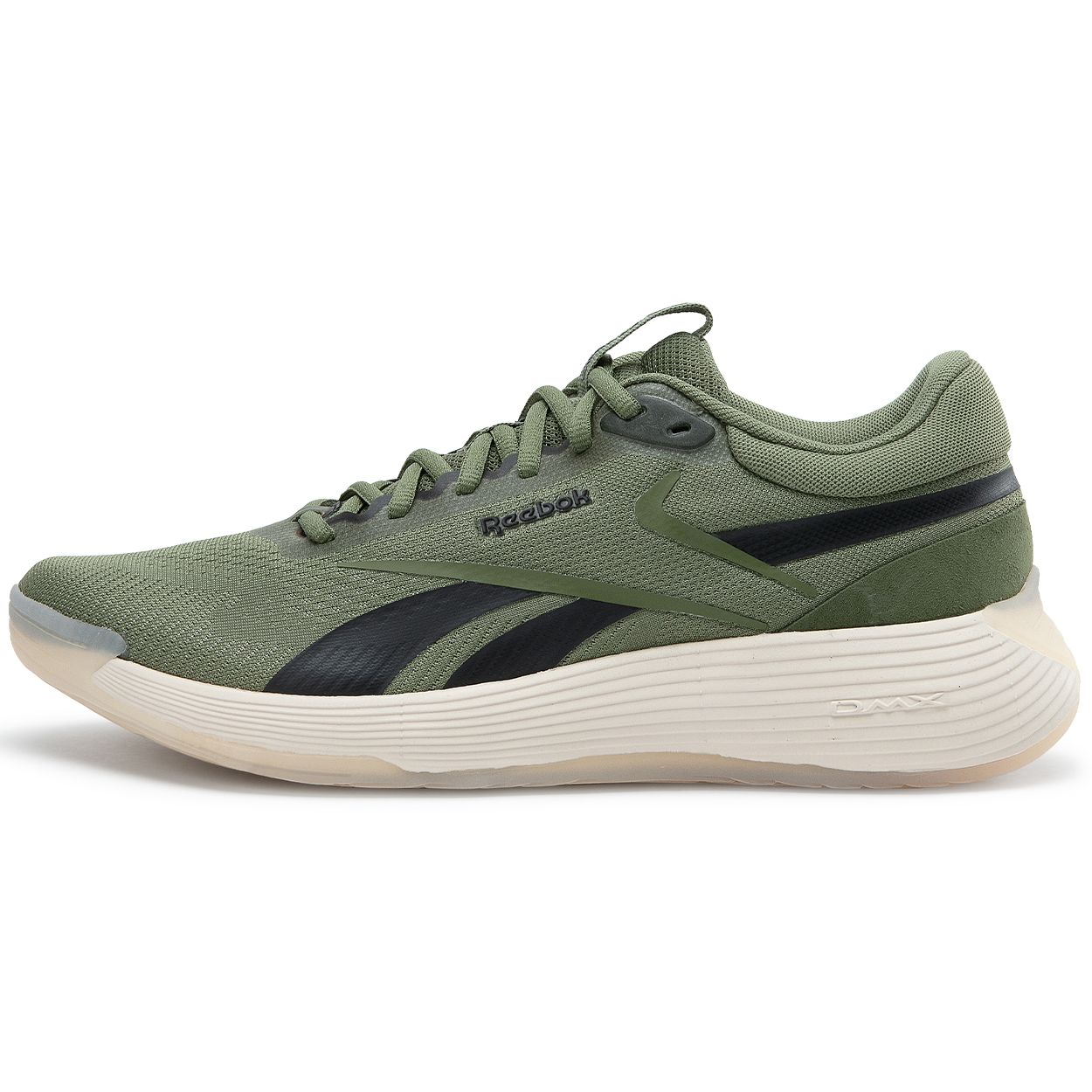 Reebok Dmx Running Comfortable Versatile Low Top Running Shoes Unisex Green Black 100244089 40.5
