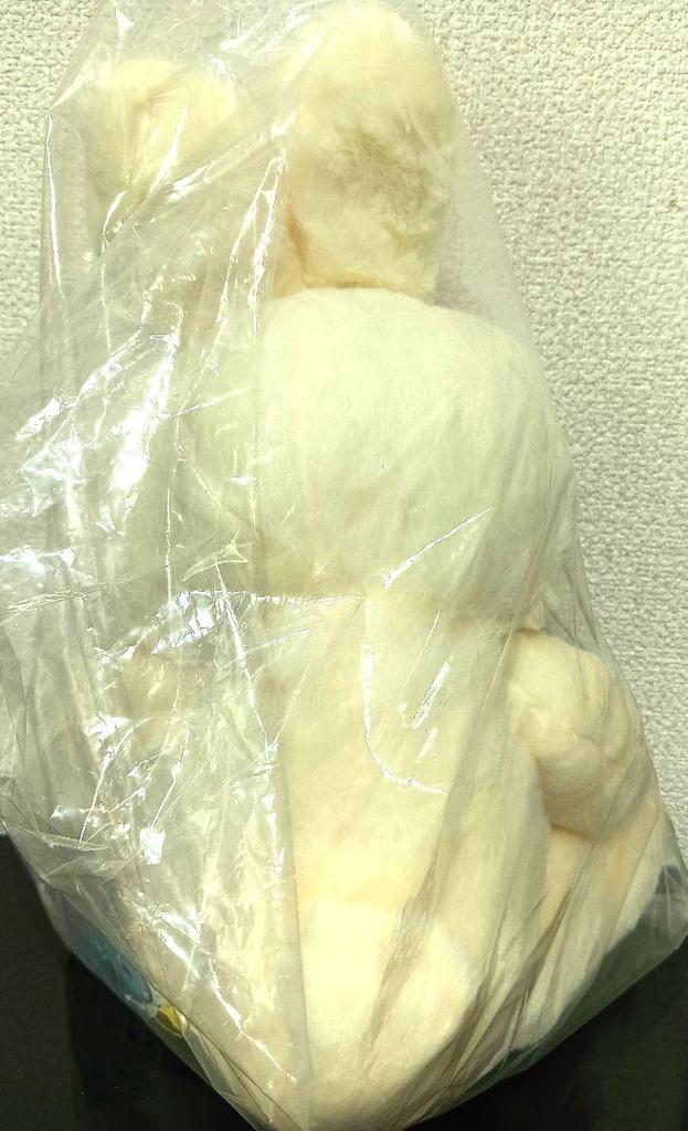 [USED] Rabbit plush toy, November topaz birthstone, rabbit teddy bear, Scorpio, Sagittarius