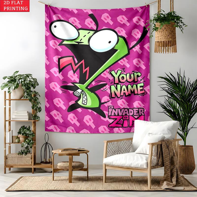 Girl Custom Name Tapestry Personalized Wall Art Hanging Bohemian Home Decor for Bedroom Dorm Living Room
