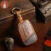 Leather Car Key Case Cover Fob Auto Accessories For Volkswagen Vw Polo Golf 7 Sagitar Passat For Skoda Octavia Keyring Shell Bag