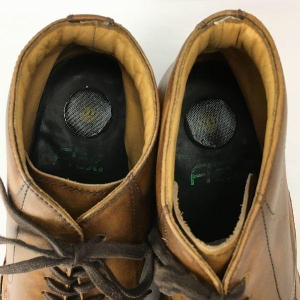 VAN LIER Handmade All Leather Chukka Boots Brown Size 7.5 26.0 Men’s(USED)