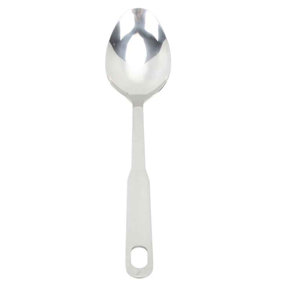 Silicone/Steel Handle Soup Ladle 13 Inch Handle 304 Rustless Long Handle Spoon Long Handle Thickened Dinner Scoop