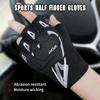 Biking Gloves Half Finger Breathable MTB Bicycle Gloves Non-slip Motorcycle Glove Men and Women Outdoor Use Tactical Guantes Mittens