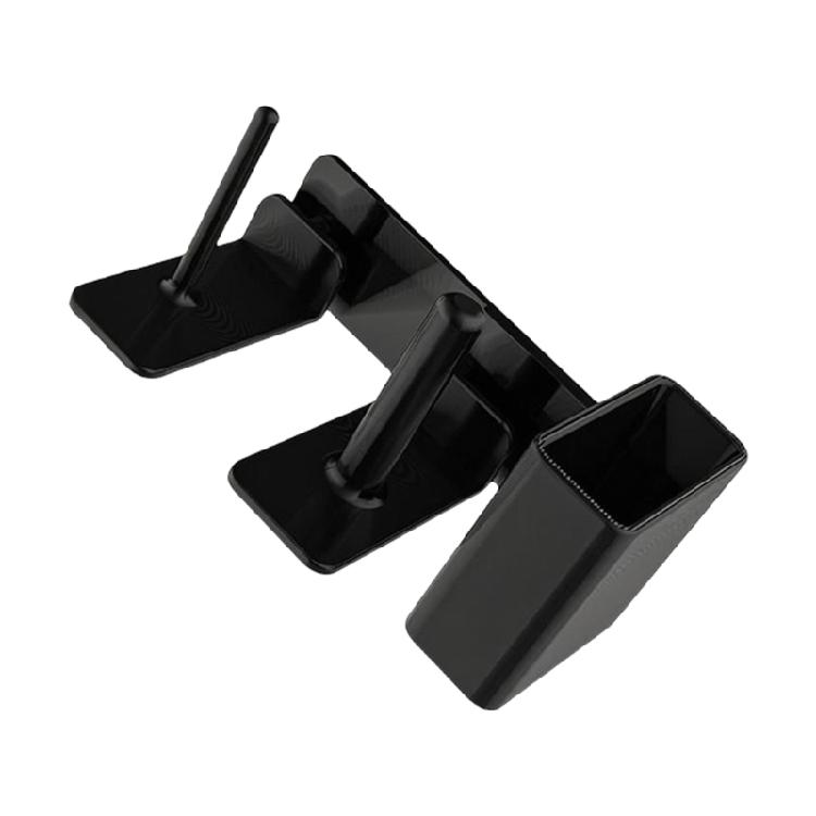 

Side Attach Storage Solution For High Capacity Blenders Slushie Machine Accessories Holder for Cups Lids and Straws 1