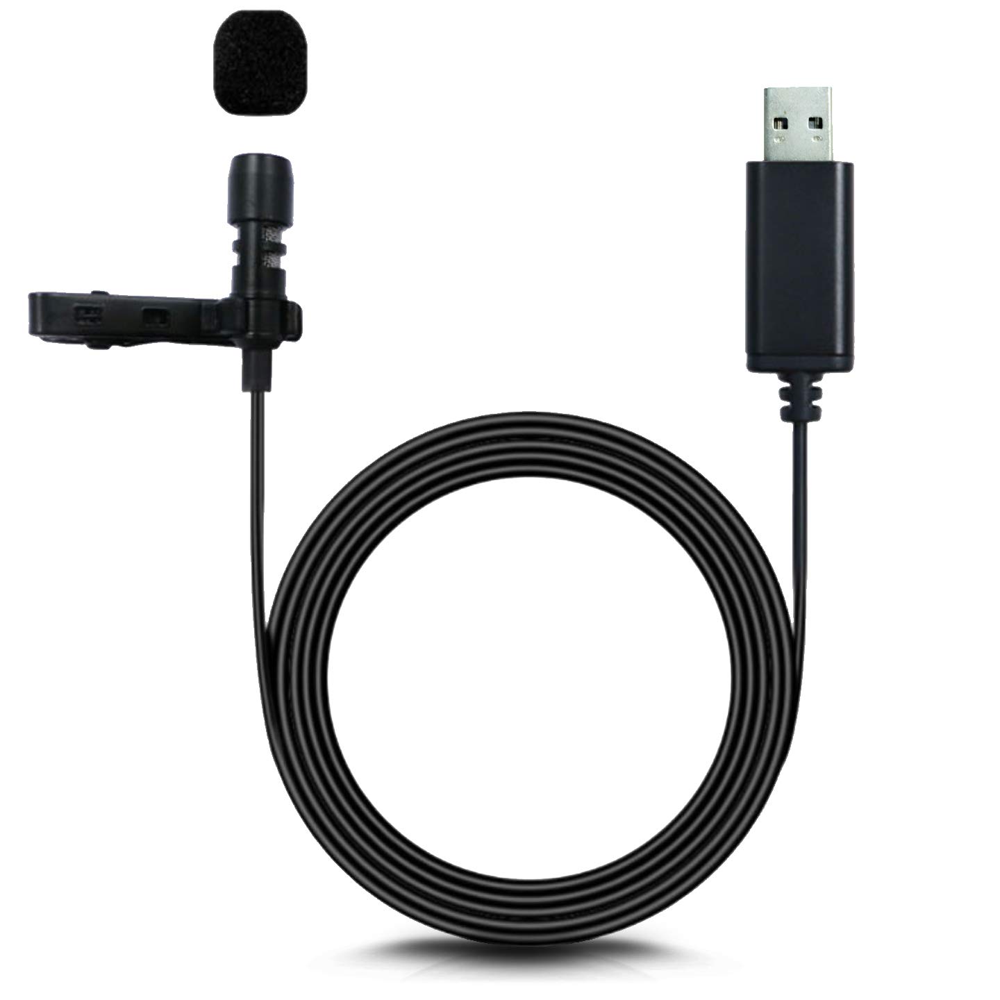 

Микрофон USB ADi PS4 Voice Chat, совместимый с микрофоном Pin, чтобы использовать его, просто подключите его к Win/Mac [легко в использовании] чёрный