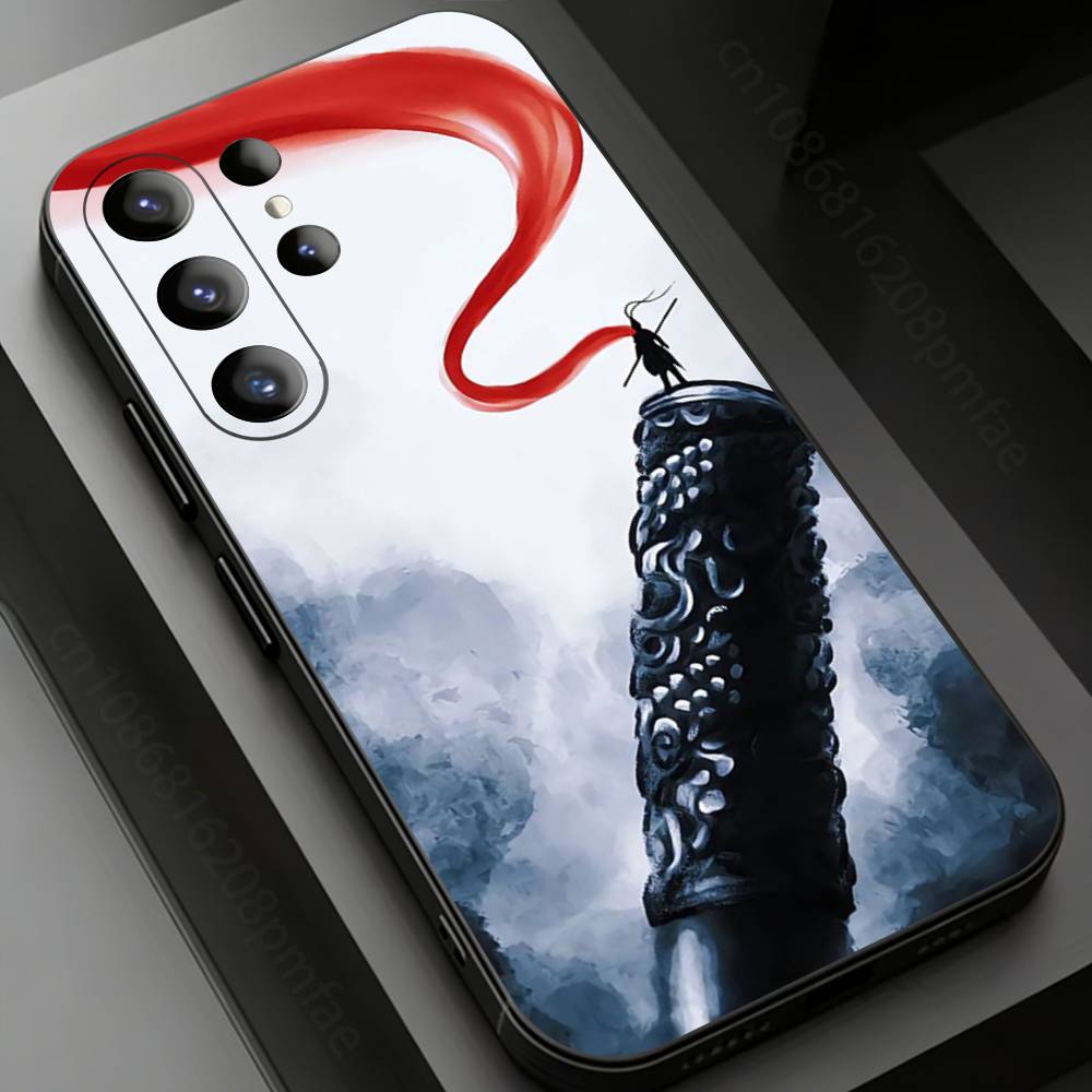 

B-Black Myth Wukong Phone Case For Samsung Galaxy S26,25,24,23,22,21,20Plus Ultra Samsung S26