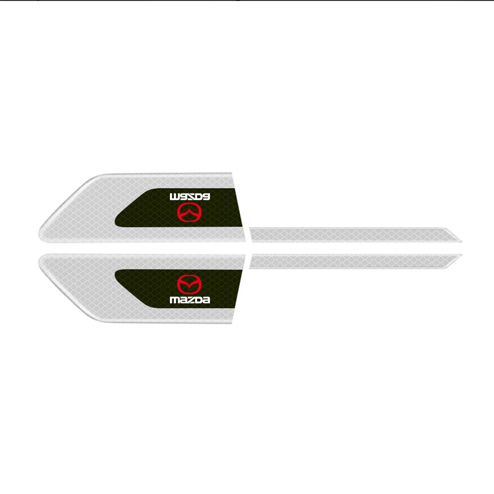 Car Accessories PVC Warning Emblem Fender Safety Anti-collision Sticker For Mazda 3 5 7 Axela Atenza CX-3 CX9 CX4 CX-8 valve cap d3
