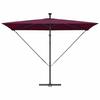 Sun Umbrella Burgundy Red 294 X 200 X 270 Cm