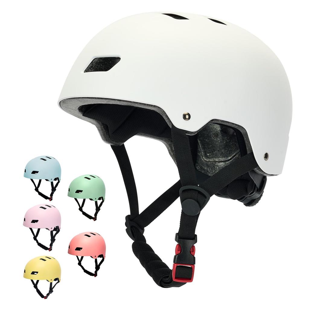 wowlomo Helmet for and and CE Safety Standard EN1078 Asia 3D Protective Sports Helmet for Ages Elementary and Head Circumference Subsidy Eligible Size