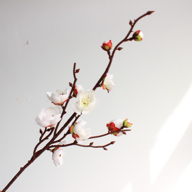 47cm Wax Plum Blossom Silk Flower for Photography and Wedding Decor