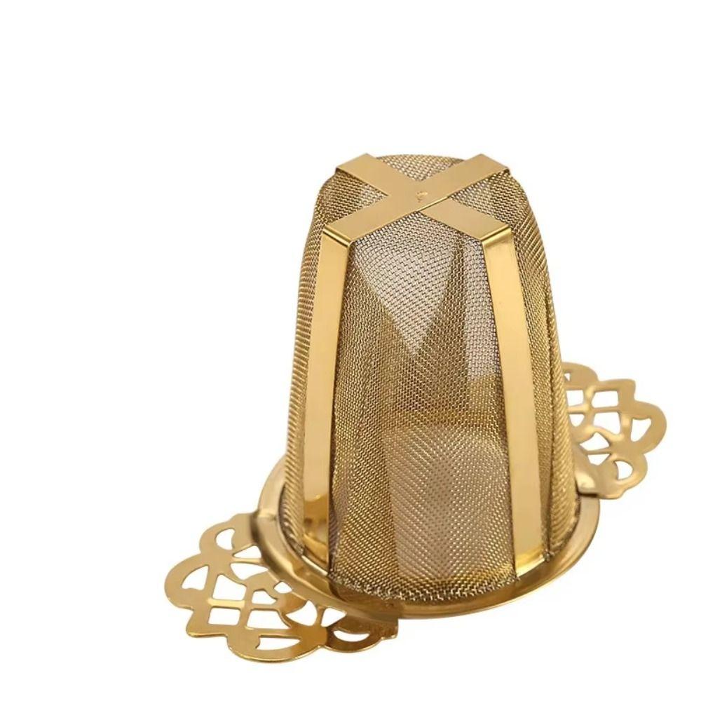 Fine Mesh Double Ear Tea Infuser Double-layer Coffee Filter Sieve Tea Strainers  for Teapots