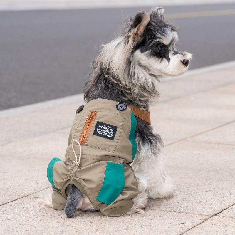 Hunde-Overalls Lässige Haustierkleidung Kleine Mittlere Große Hunde Weiche Acryl-Arbeitskleidungs-Stil-Hosen Ganzjahres