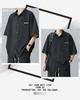 Short Sleeve Summer Half Large Loose Ice Oversized Solid XL [foveitaa] Men's Shirt, Clothes, Sleeve, Sizes, Fit, Silk, Cool, Cool, Breathable,