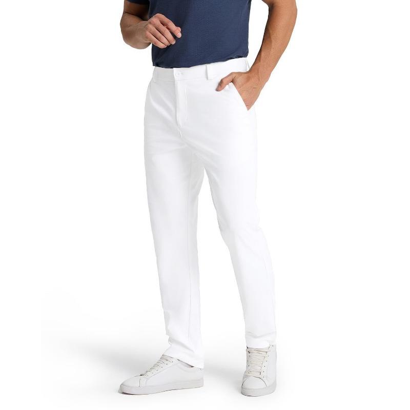 Mens Black Straight Leg Formal Dress Pants