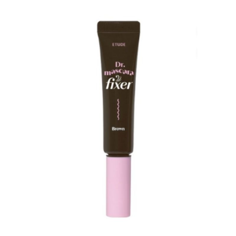 

ETUDE New Dr. Mascara Fixer 6g – Lash Base & Top Coat, Long-Lasting Curl Hold 03 Brown