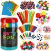 Arts and Crafts Supplies for Kids DIY Crafting School Kindergarten Homeschool Supplies Arts Set Toys for Children