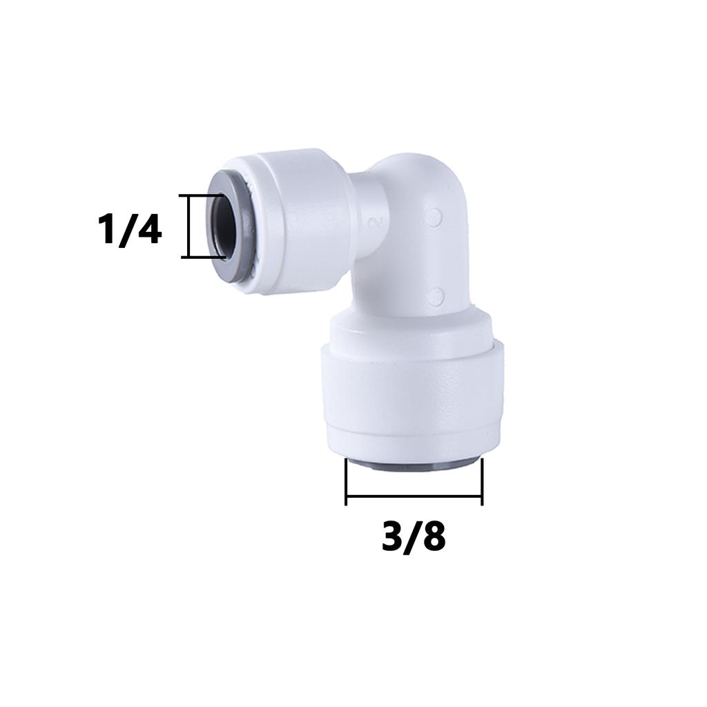 90 Grad Winkel RO Wasseranschluss 15 Typen Innen- Außengewinde 1/4 3/8 POM Schlauch PE Rohrverbinder Filter Umkehrosmose Teile