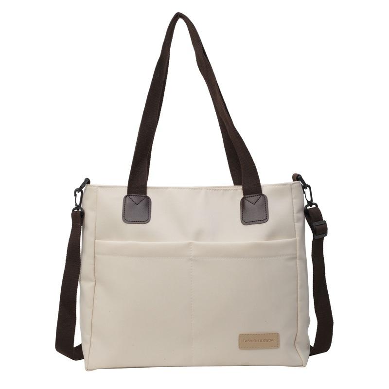 

Холщовая сумка Женская сумка через плечо большой вместимости Sudent Class пригородная большая сумка бежевый