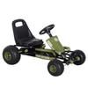 Go Kart, Pedal Car, Clutch and Brake, Ages 3-6, 35 kg Load, 99 x 65 x 56 cm, Black and Green