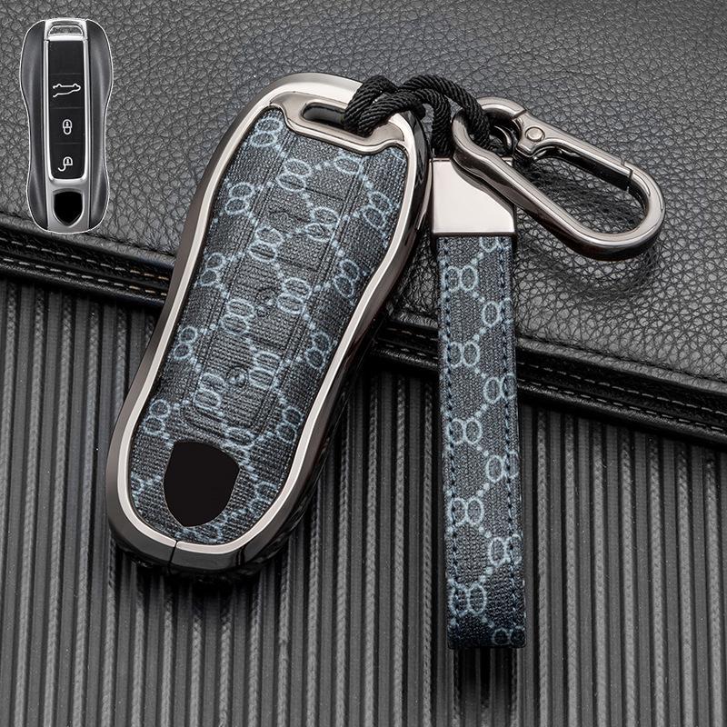 Porsche 911, Cayenne, Panamera, Macan, Taycan Metal Key Case - New Energy Series
