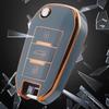 Fashion New TPU Car Flip Key Case Cover Shell For Peugeot 208 308 408 508 2008 3008 4008 5008 For Citroen C3 C4 CACTUS C6 C8 Accessories