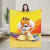 Cute Mouse Diddl Plush Blankets Children Flannel Throw Blanket For Home Decor Warm Design Quality Bedspread Birthday Gift