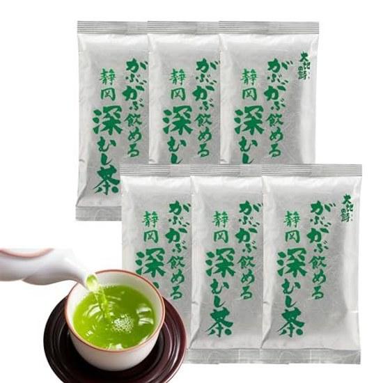 Arahataen Shizuoka Deep Steamed Tea Daichi no Uta Drinkable 100g6 bags set Green Leaves Japanese Second Flush Makinohara